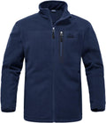 Rdruko Men's Fleece Jackets Full Zip Lightweight Outdoor Hiking Shoes