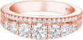 Newshe Jewellery Eternity Ring Wedding Band for Women 925 Silver