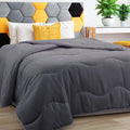 Lightweight Comforter Cooling Grey Queen - All Season Duvet