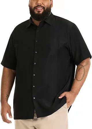 Van Heusen Big And Tall Air Short Sleeve Button Down Shirt Review