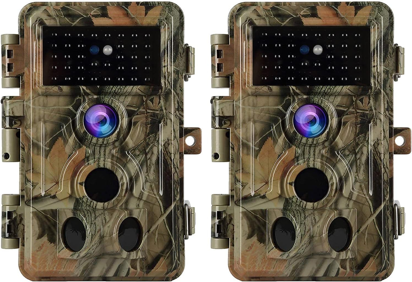 BLAZEVIDEO 2-Pack No Glow Trail Cameras - 48MP Night Vision