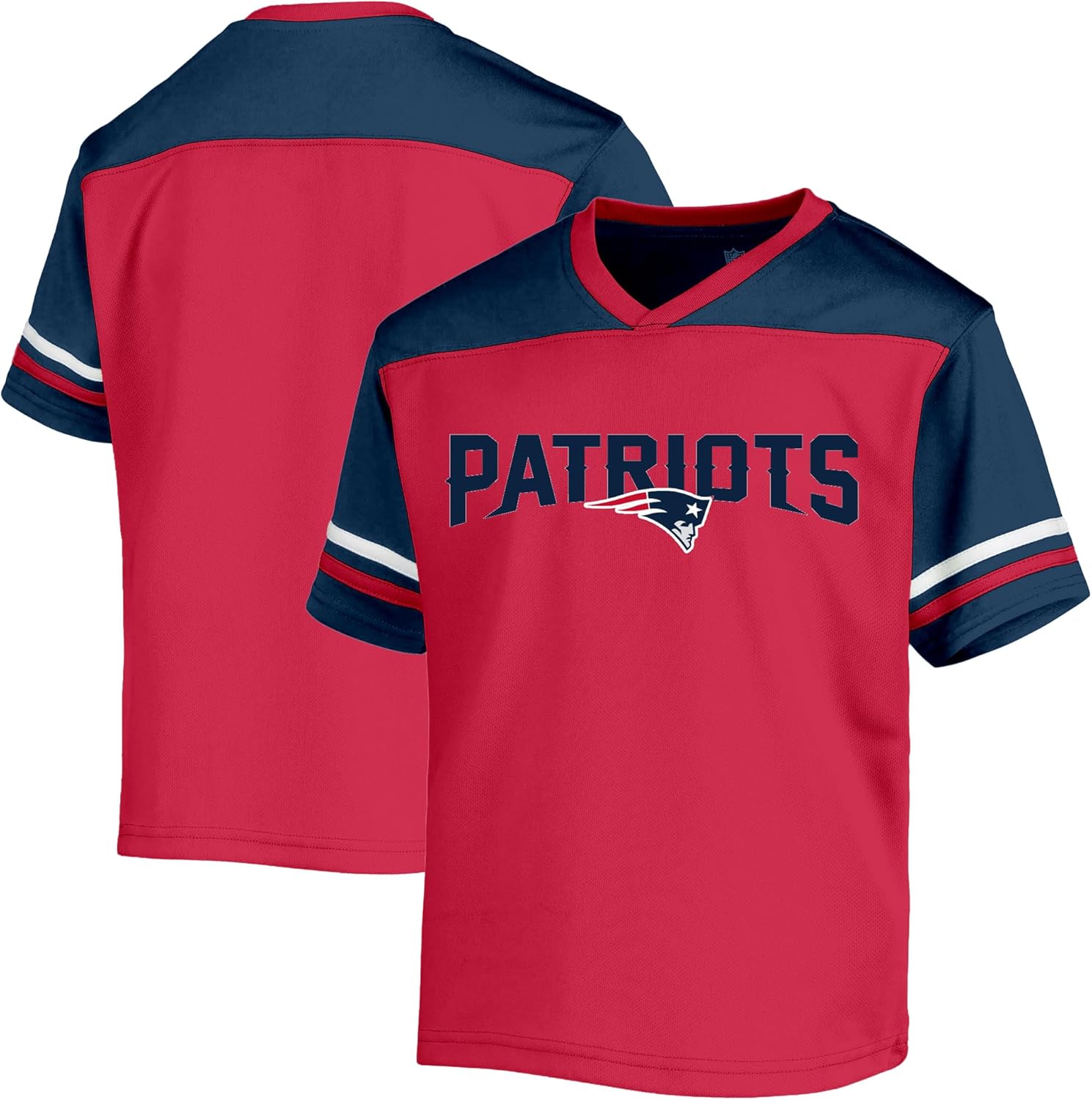 NFL Kids Youth V-Neck Performance Jersey T-Shirt for Fans
