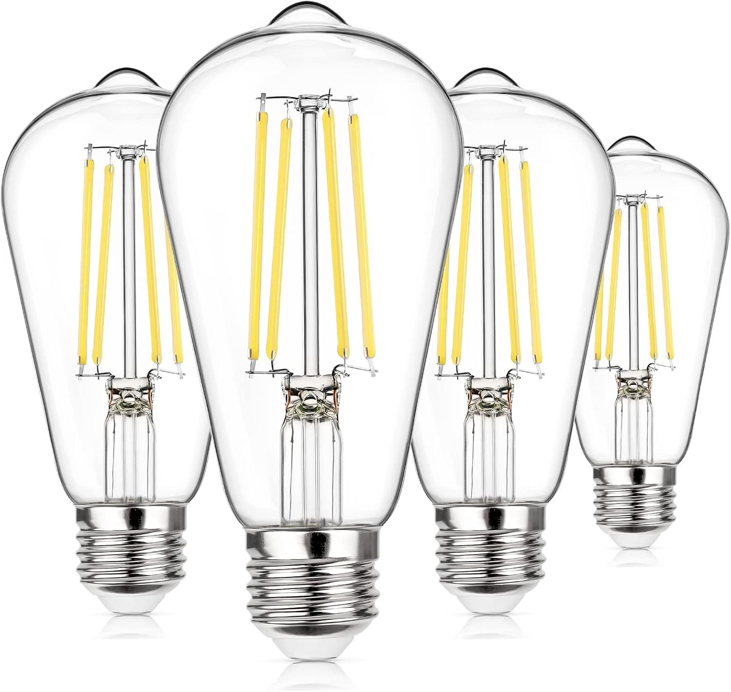 MAXvolador Vintage LED Edison Bulb Dimmable 60W Equivalent Pack