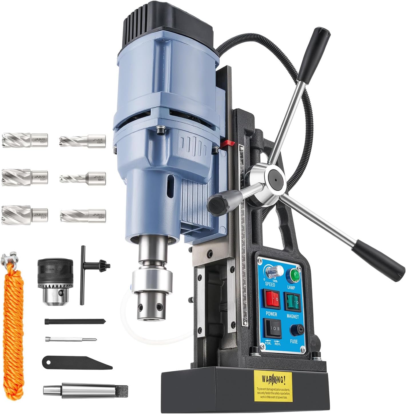 ZELCAN Magnetic Drill Press: Powerful 1550W Performance