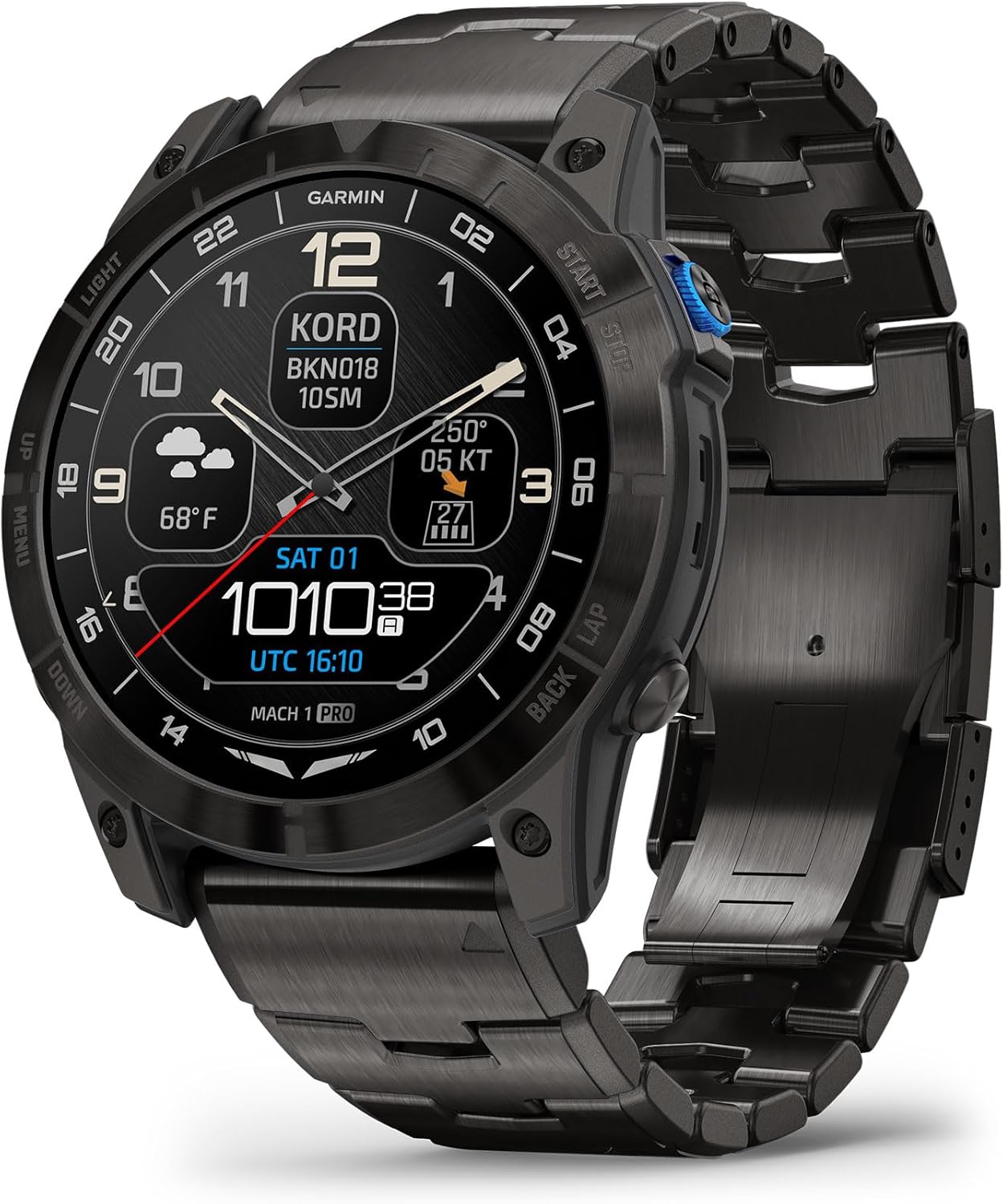 Garmin D2 Mach 1 Pro Aviator Smartwatch - Flight, Health, & AMOLED