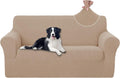 Oversized Stretch Loveseat Sofa Cover Camel - Pet Friendly Protector