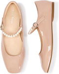 Women's CosyFever Ballet Flats with Mary Jane Style for Work
