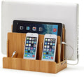 Multi-Device Charging Station Dock & Organizer - Bamboo Build