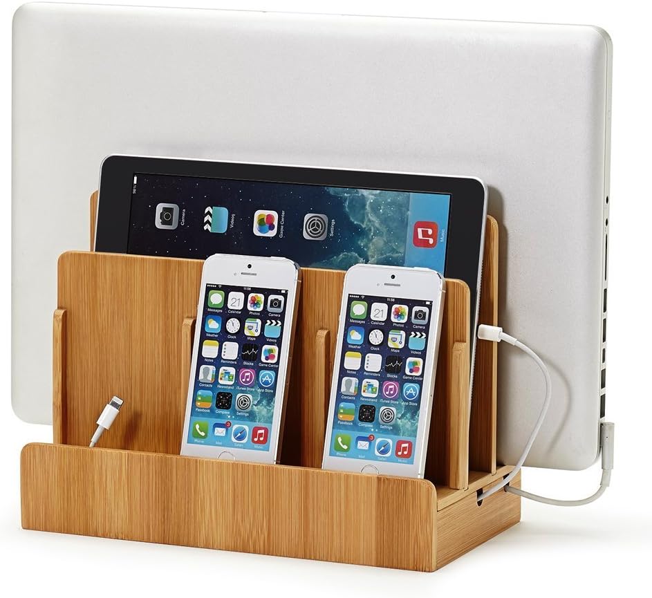 Multi-Device Charging Station Dock & Organizer for All Devices
