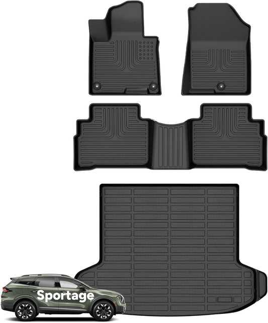 Wayhigh All Weather Floor Mats for Kia Sportage 2023 2024 2025