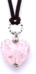 Authentic Murano Glass Heart Pendant Handmade in Italy Jewelry