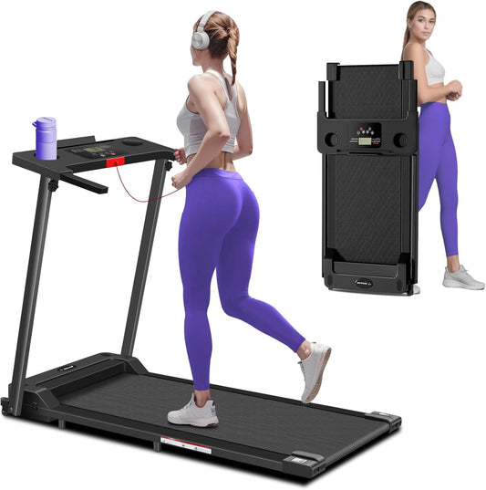 2025 Upgraded Portable Treadmill: Lightweight & Foldable, 300 lbs Capacity