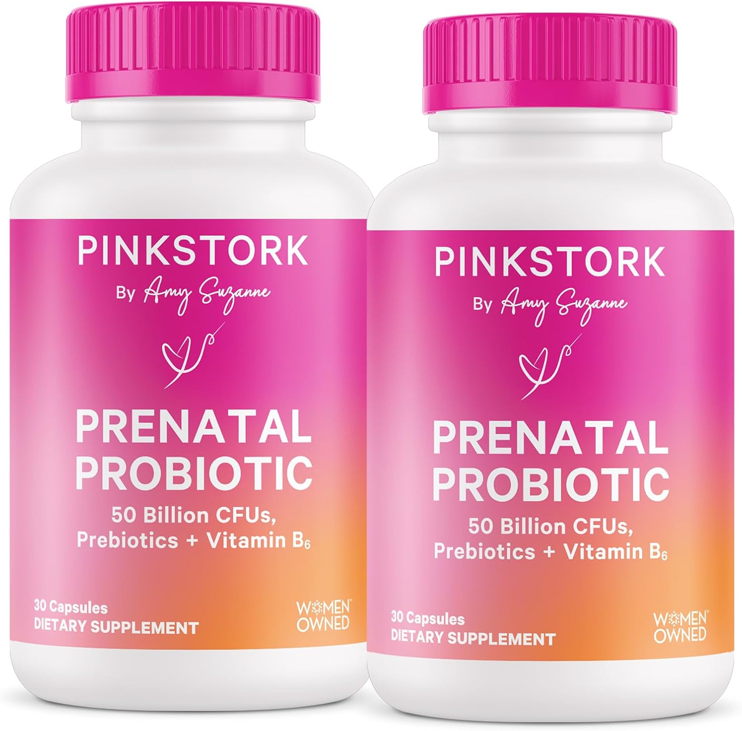 Pink Stork Prenatal Probiotics for Women - Essential Support