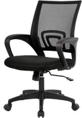 Ergonomic Office Chair Mid-Back Mesh Swivel - Breathable Support