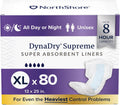 NorthShore DynaDry Supreme Liners X-Large - High Absorbency Protection