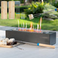 Tabletop Fire Pit with Smores Kit - Cozy Indoor Outdoor Flame