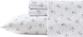King Microfiber Bed Sheets in Sketchy Ditsy Green - Ultra-Soft King
