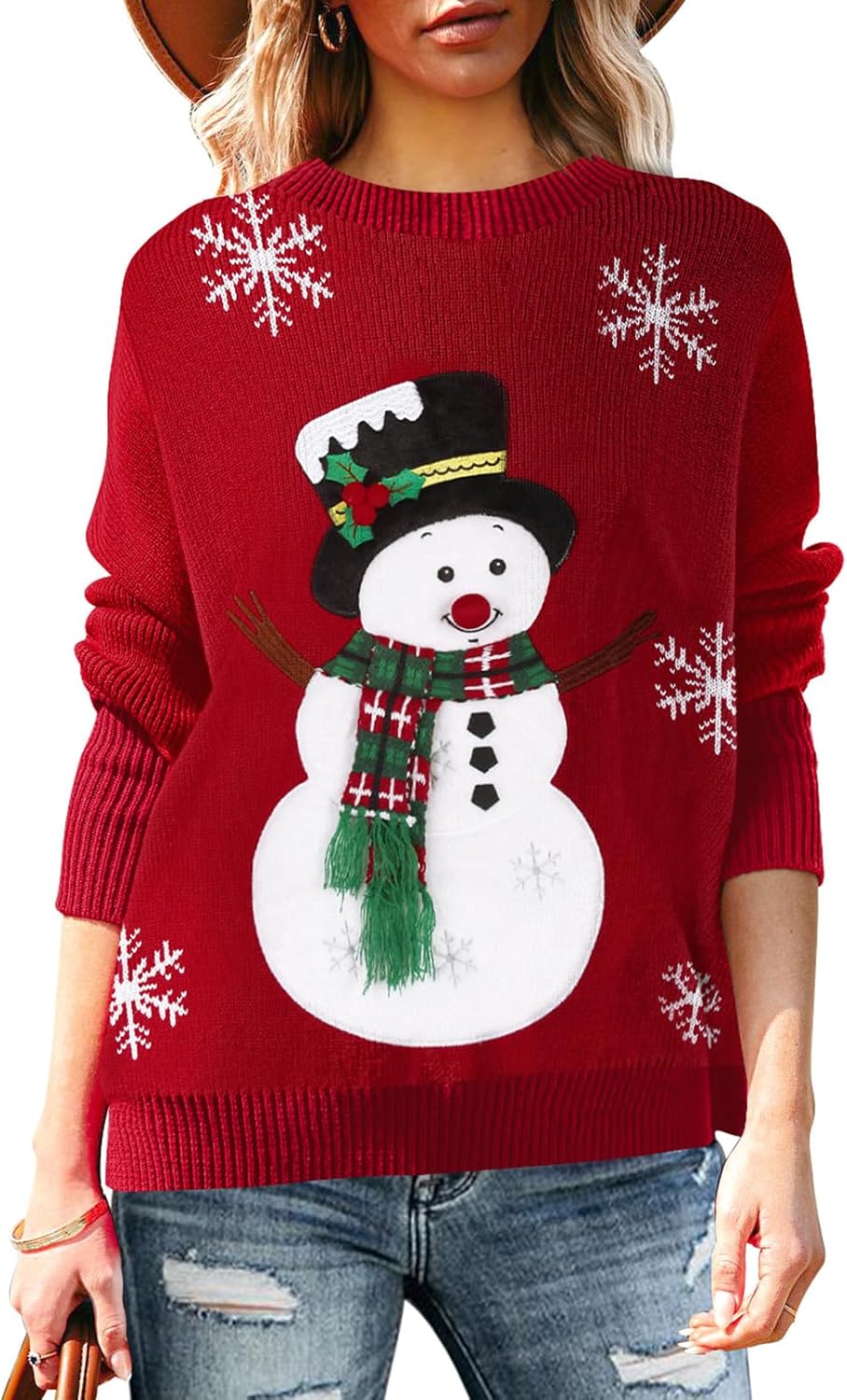 Pink Queen Long Sleeve Ugly Christmas Sweater
