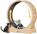 Homegroove Cat Wheel 52 in XXL Large Cat Exercise Wheel - Quiet, Safe