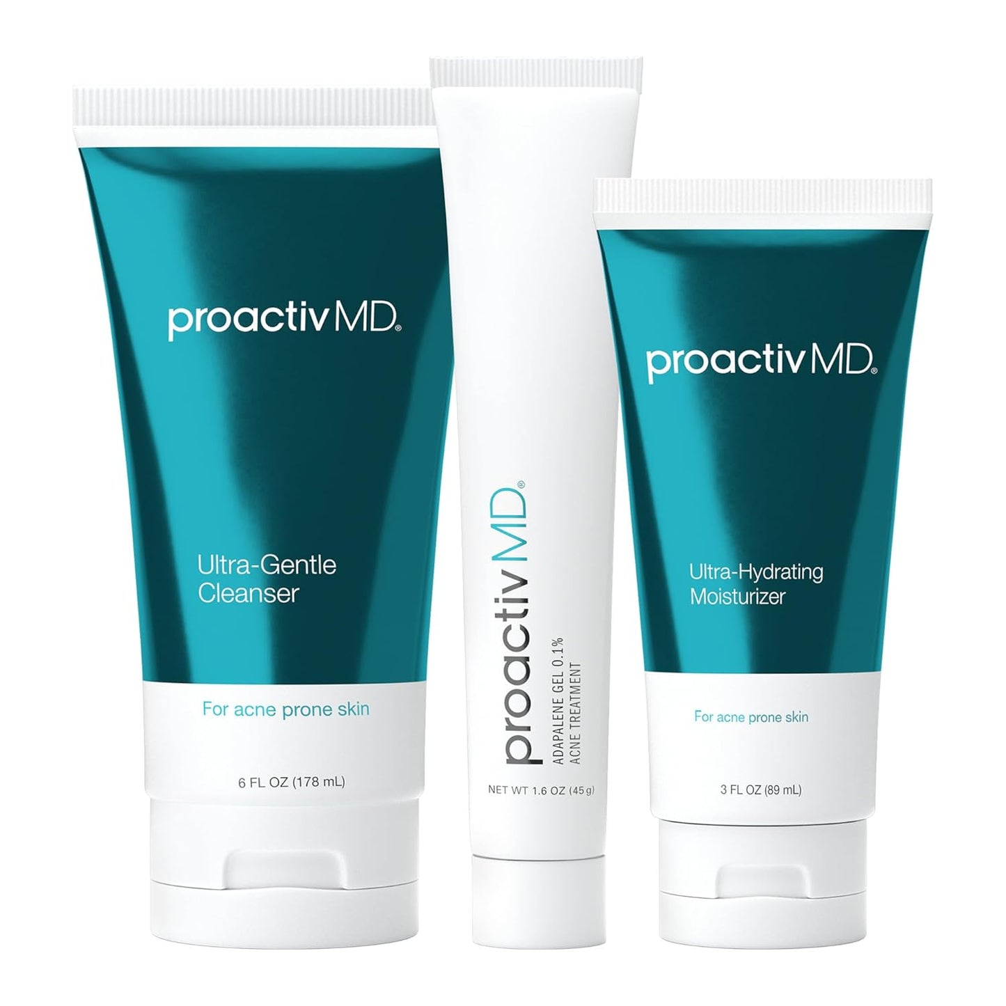 ProactivMD Adapalene Gel Acne Kit for Clear Skin Care Routine