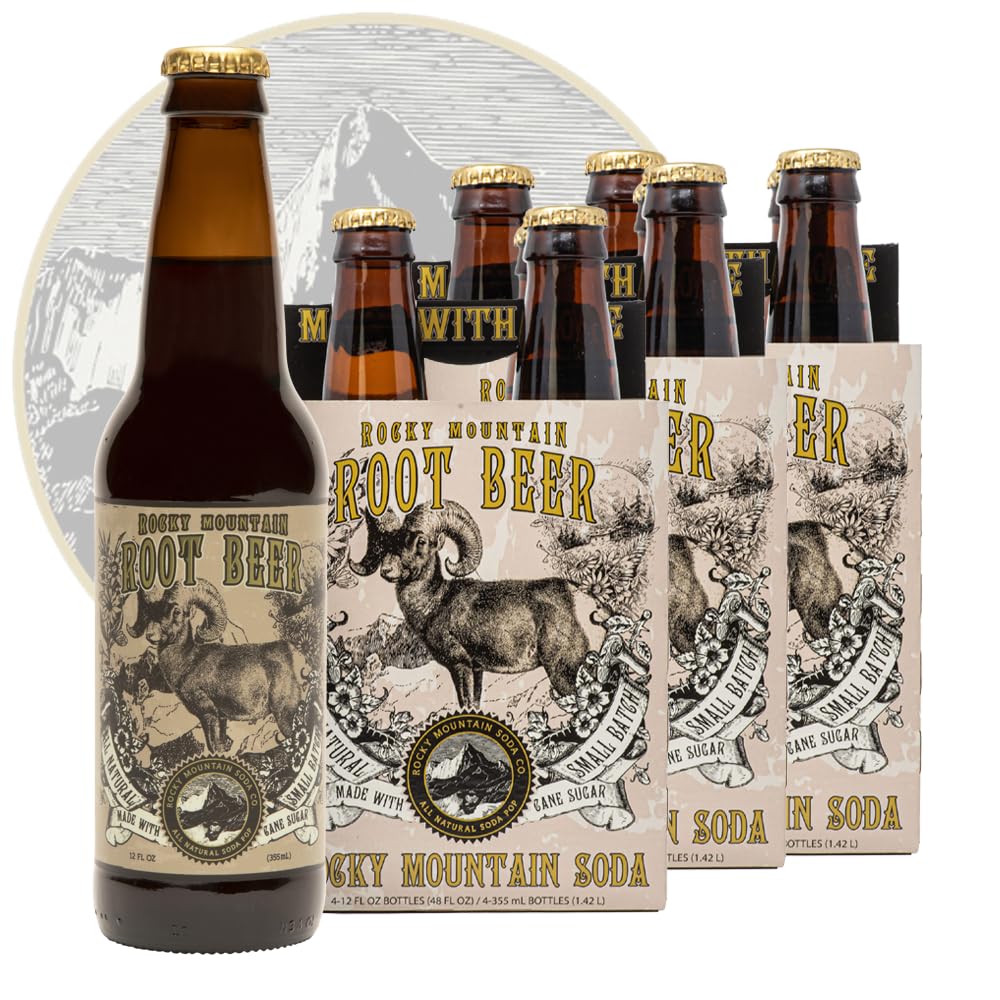 Rocky Mountain Root Beer Soda Pop - Small Batch Craft Soda