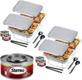 Sterno Chafing Dish Buffet Party Catering Set - Complete Catering Kit
