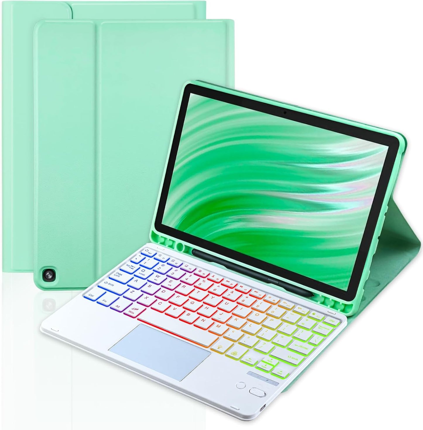 Trackpad Keyboard Case for Fire HD 10 with Backlight Features