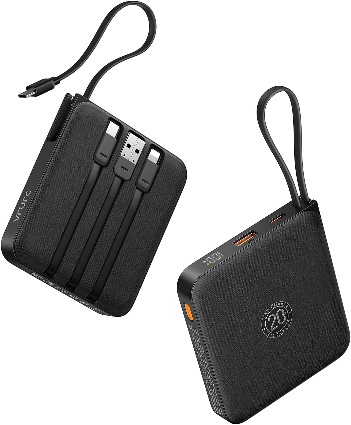 Fast-Charging 10000mAh Portable Power Bank by VRURC