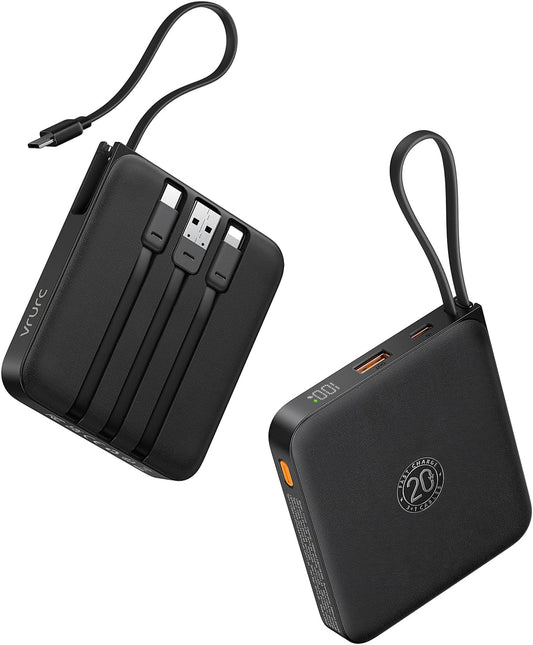 Fast-Charging 10000mAh Portable Power Bank by VRURC