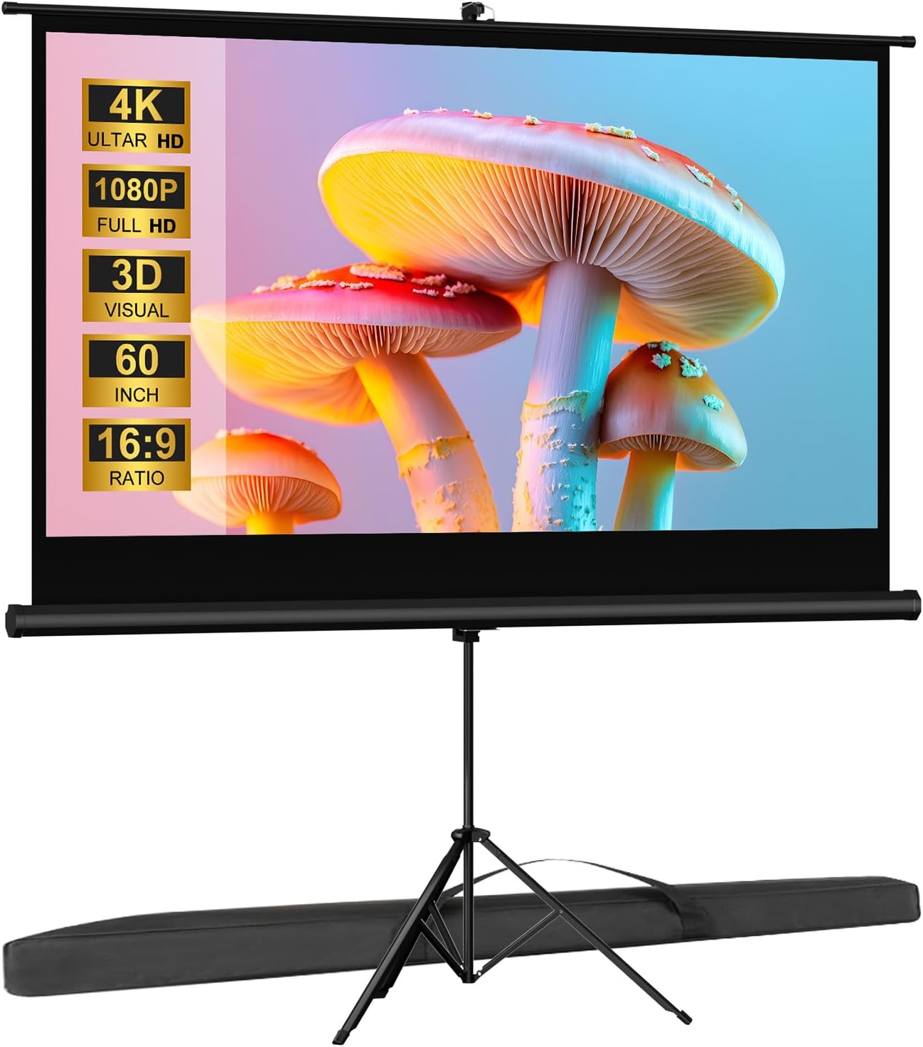 Portable 60 Outdoor Projector Screen: Ultimate Movie Nights