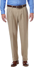Haggar Men's Premium Comfort Classic Fit Pleat Front Pant (Style F5V2)