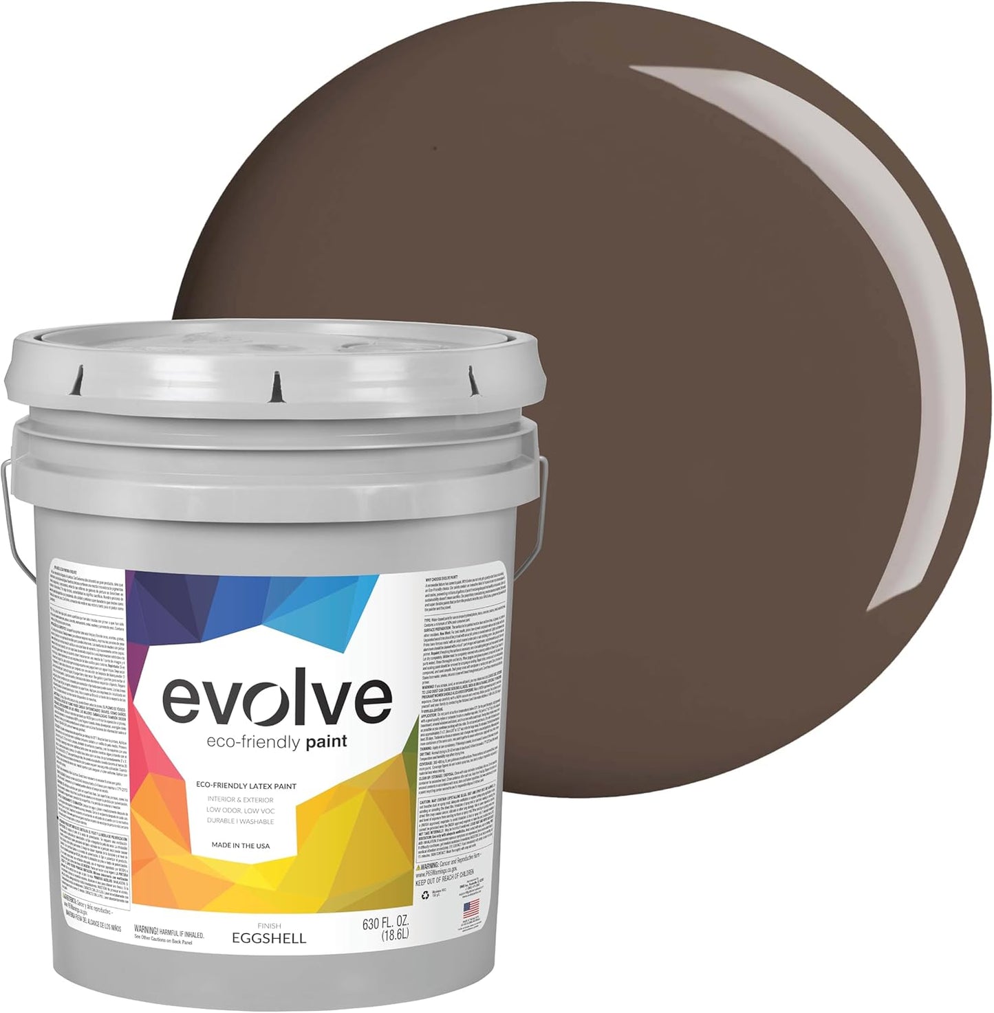 EVOLVE Paint & Primer: Eco-friendly Low Sheen for All Surfaces