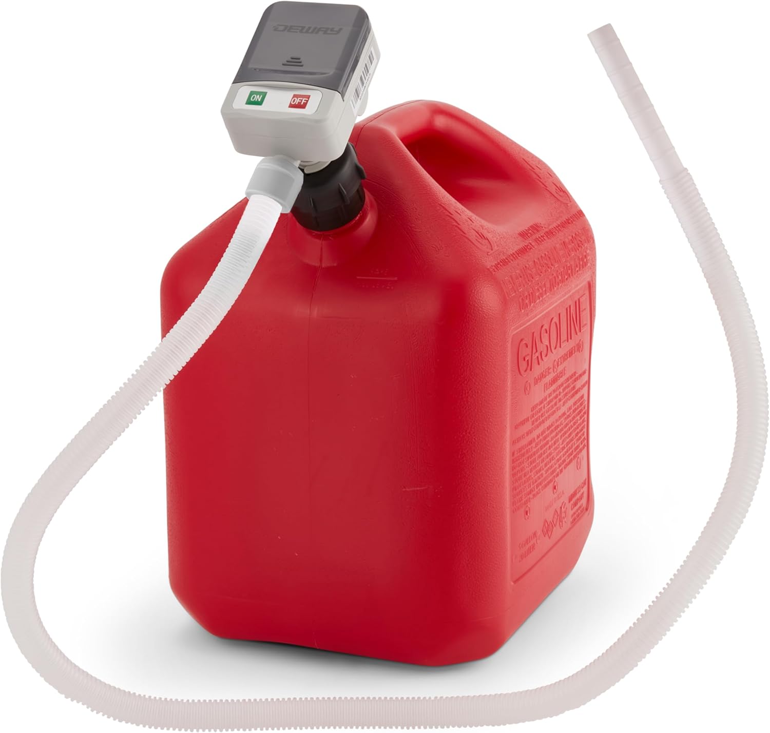 DeWay Fuel Transfer Pump for Gas Can with Fast Flow Rate
