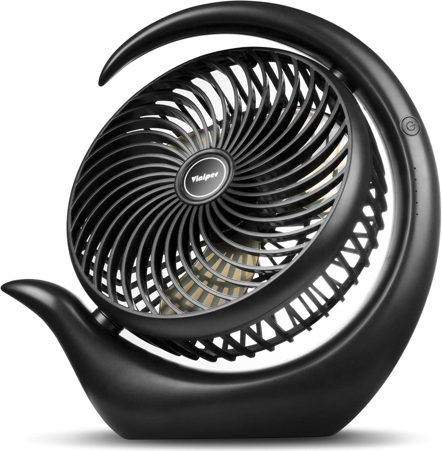 Viniper Portable Rechargeable Fan with 180 Rotation and 3 Speeds