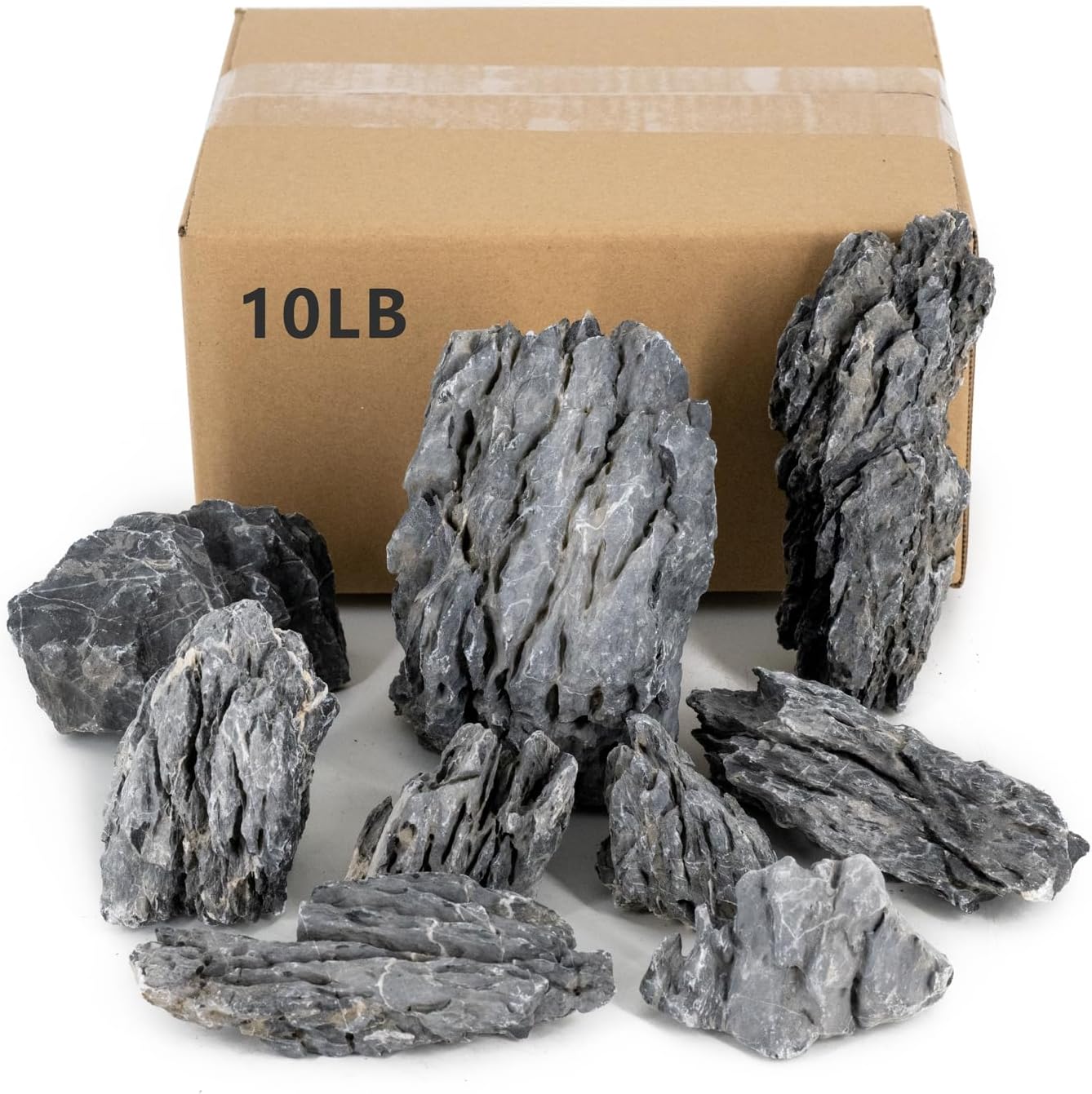 Natural Rocks Seiryu Stones for Aquascaping and Decor
