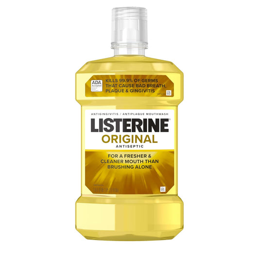 Listerine Original Antiseptic Mouthwash for Fresh Breath Care