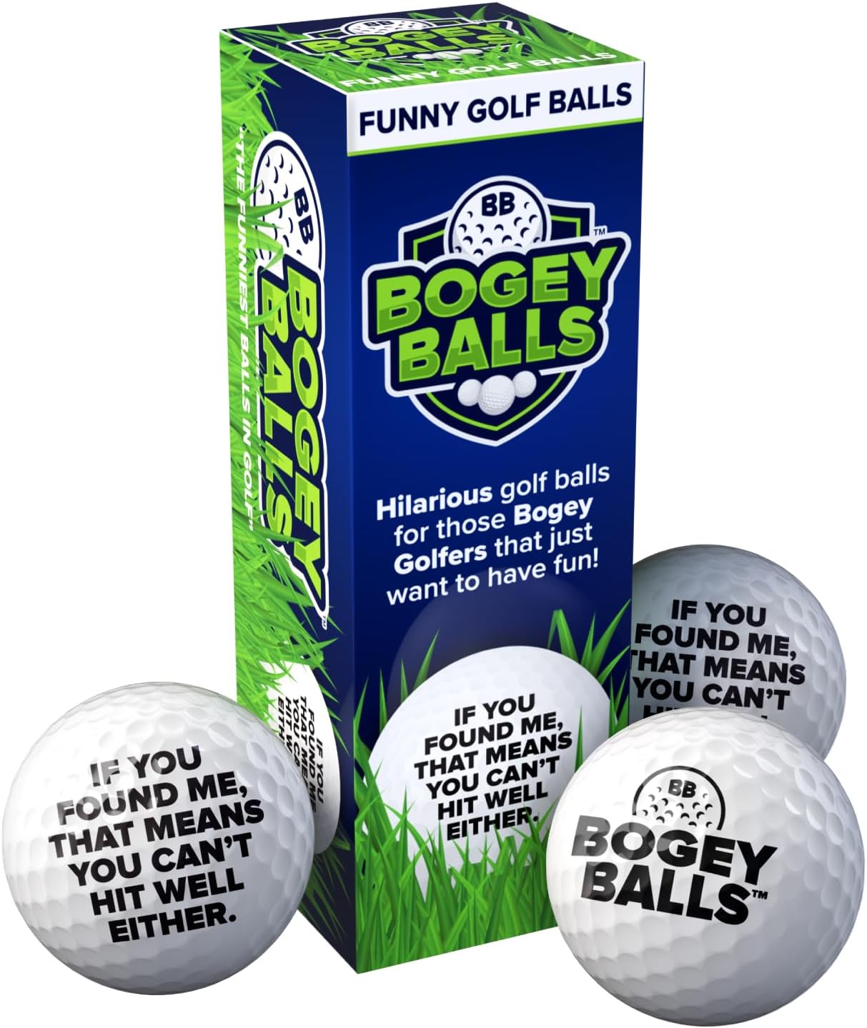 Bogey Balls 3 Pack - Hilarious Golf Pranks