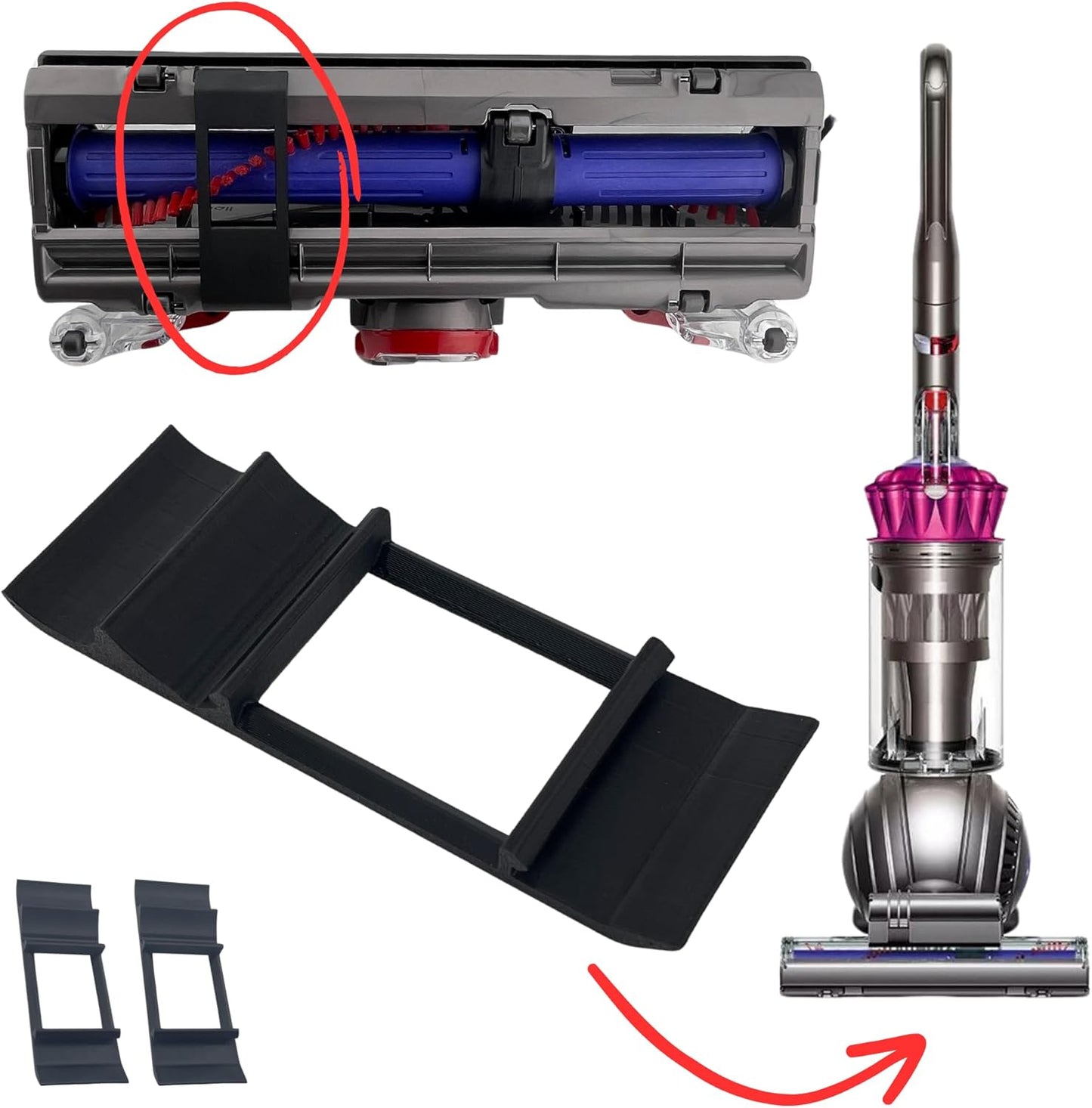 Dyson Vacuum Rug Adapter - Stop Rug Sucking