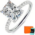 Moissanite Engagement Promise Ring 1CT-3CT D Color VVS1 - Elegant