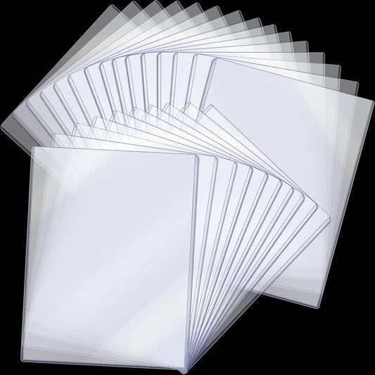 Jecery 25 Pcs 8.5 x 11 Rigid Print Protectors for Documents
