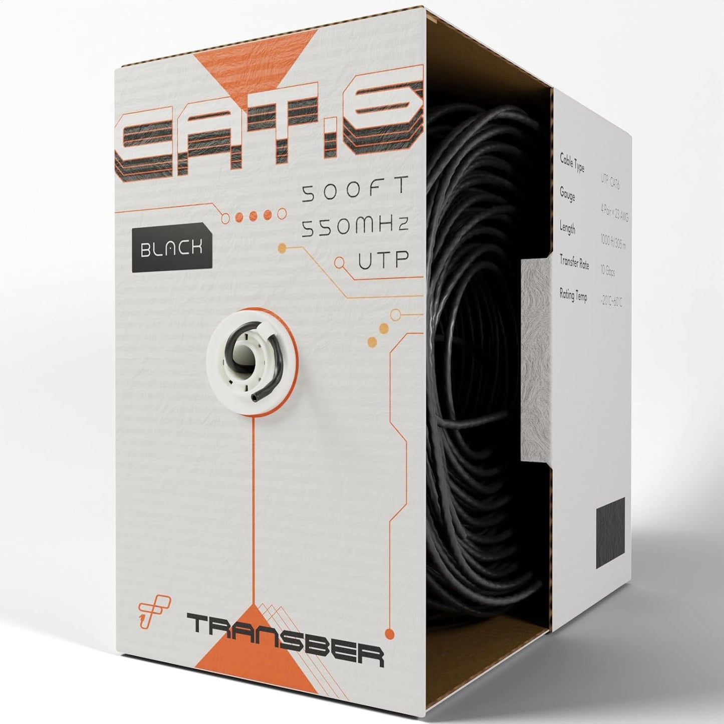 CAT6 500ft Ethernet Cable for Lightning-Fast Network Performance