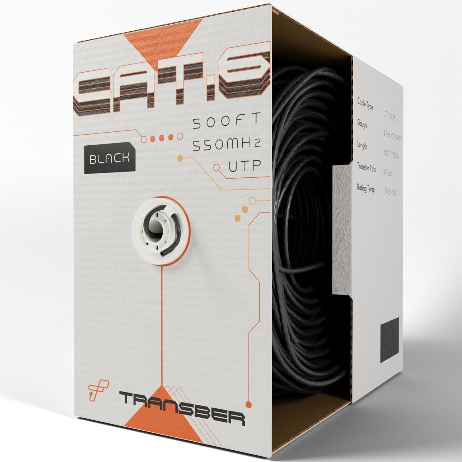 CAT6 500ft Ethernet Cable for Lightning-Fast Network Performance