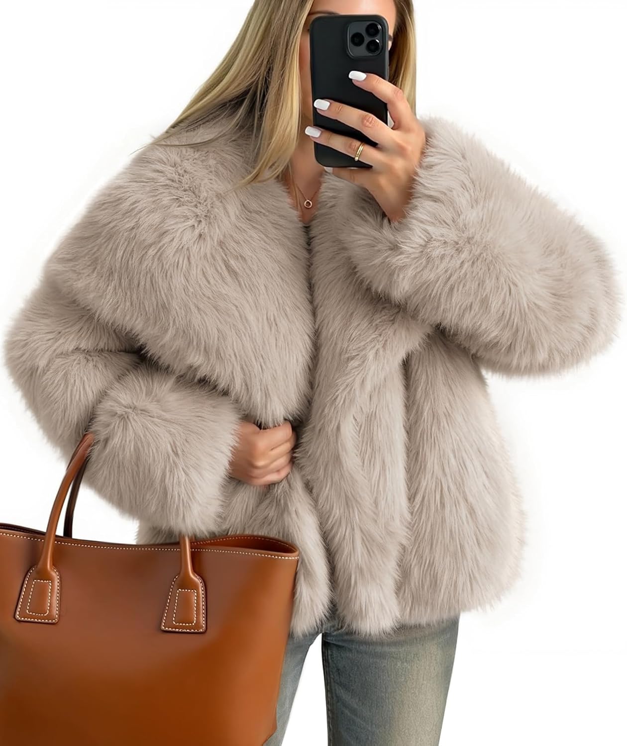 Trendy Women's Winter Faux Fur Coats for Fluffy Warmth