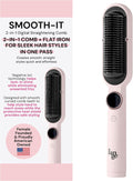 Smooth-It 2-in-1 Hot Comb Straightener - Precise Digital Heat Control