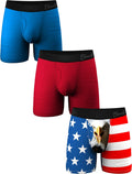 Shinesty Boxer Briefs for Men Pack of 3 - Hammock Support Pouch Jewels