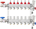 ABST PEX Manifold, 6 Loop Stainless Steel Radiant Heat Kit - Reliable