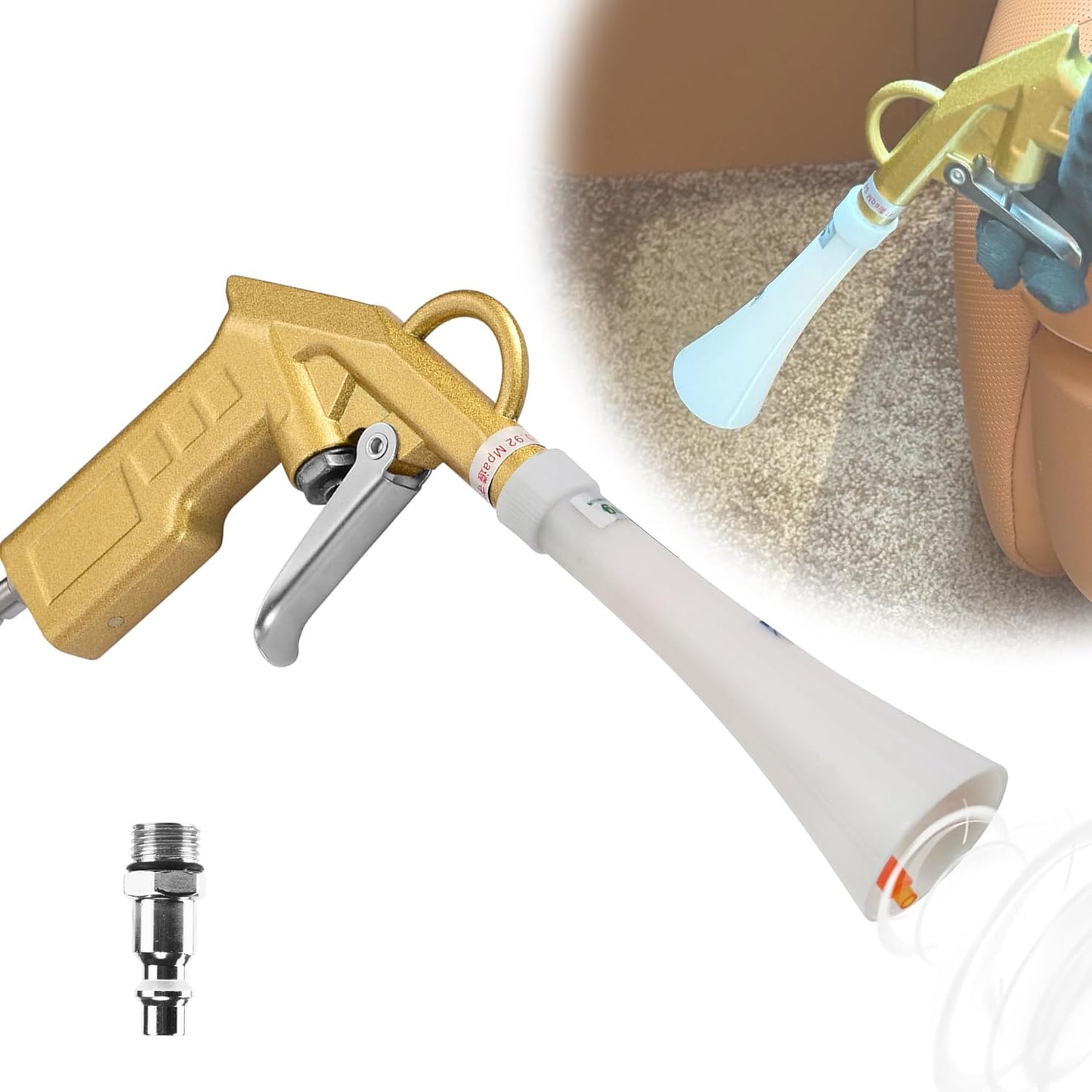 GOCCIDA High Pressure Car Interior Cleaning Gun