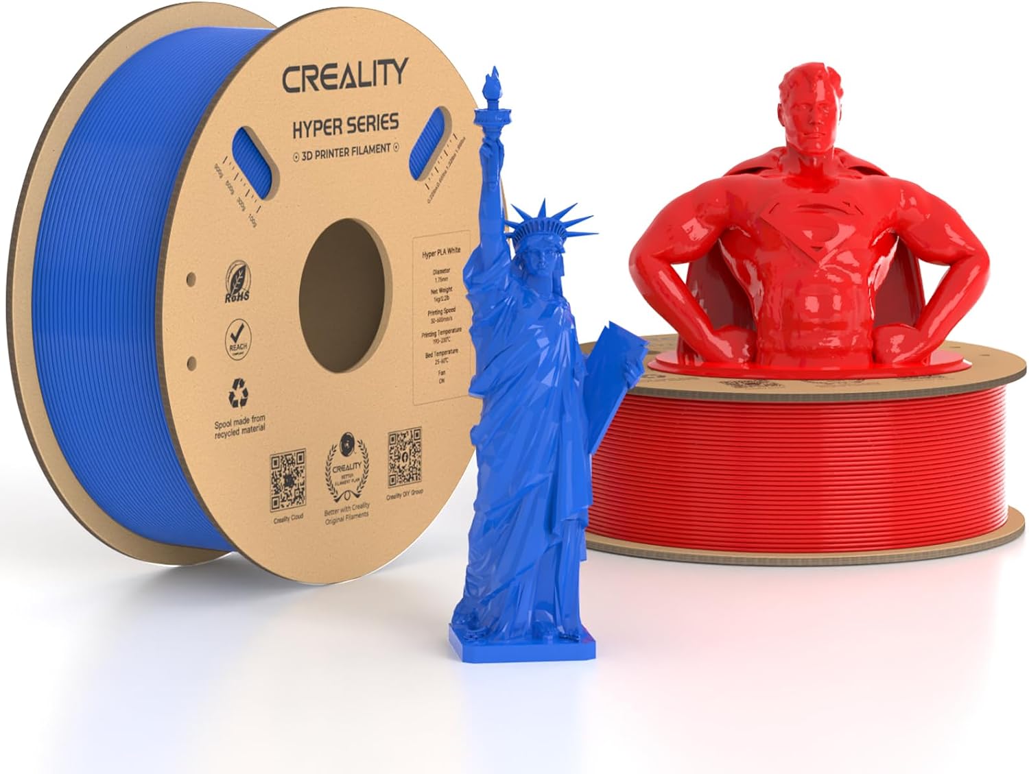 Creality Hyper PLA Filament for High-Speed 3D Printing