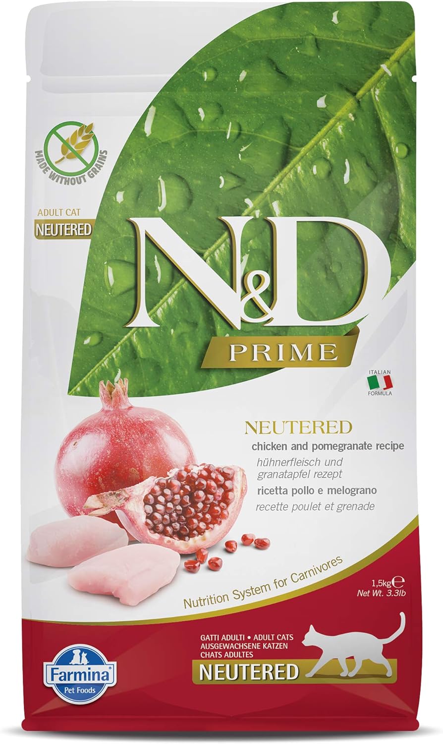 Farmina Grain-Free Chicken and Pomegranate for Neutered Cats