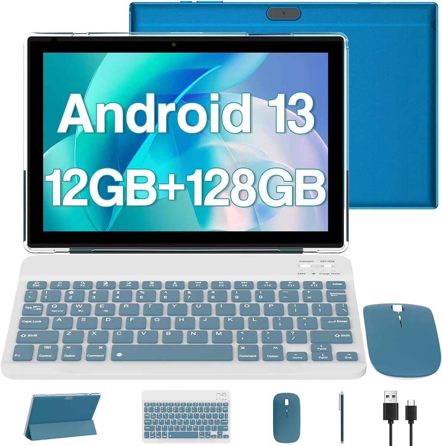 Android 13 Tablet with 12GB RAM and 128GB Storage for All Needs